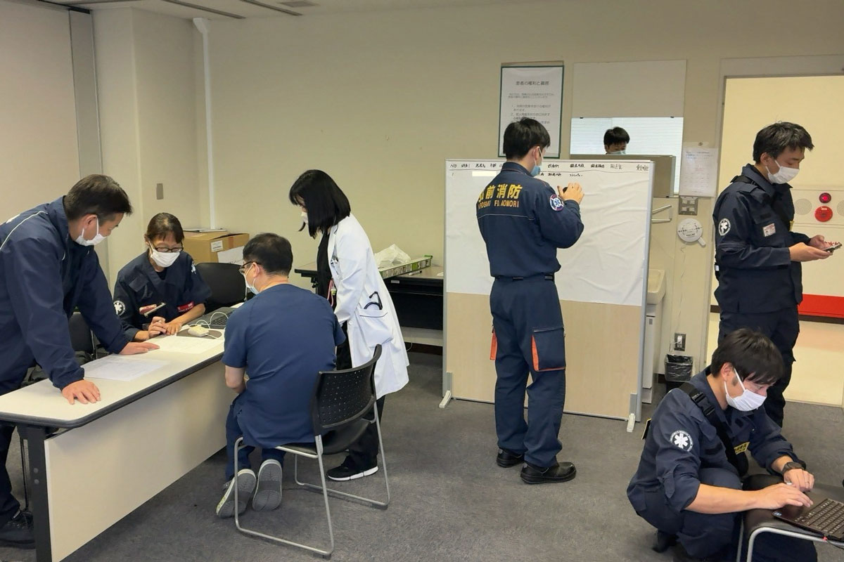 青森県東方沖地震へのDMAT派遣